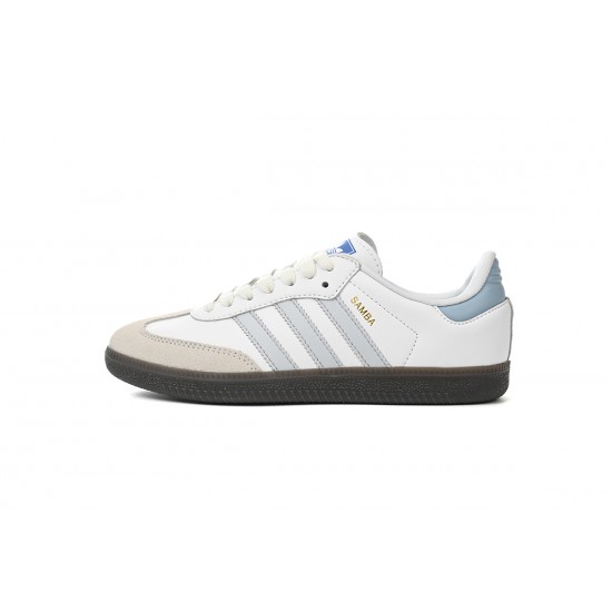 Adidas Samba OG 'White Halo Blue Gum' ID2055