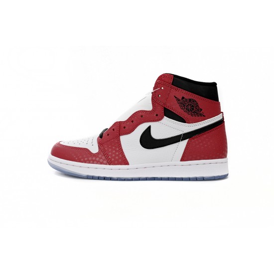 AIR JORDAN 1 RETRO HIGH OG 'SPIDER-MAN ORIGIN STORY' 555088-602