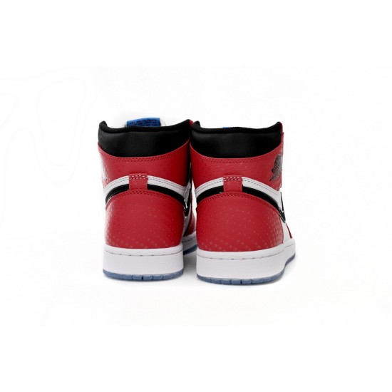 AIR JORDAN 1 RETRO HIGH OG 'SPIDER-MAN ORIGIN STORY' 555088-602