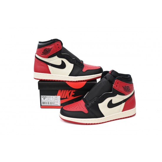 AIR JORDAN 1 RETRO HIGH OG 'BRED TOE' 555088-610