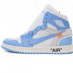  OFF-WHITE X AIR JORDAN 1 RETRO HIGH OG 'UNC' AQ0818-148