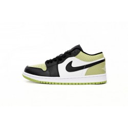 AIR JORDAN 1 LOW SE 'VIVID GREEN SNAKESKIN' DX4446-301