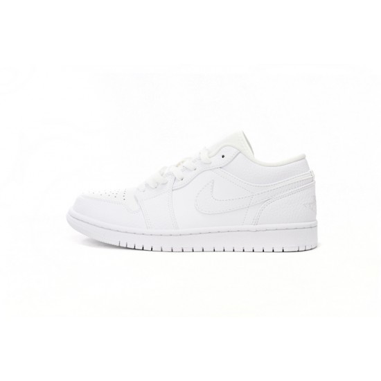 AIR JORDAN 1 LOW 'TRIPLE WHITE' 553558-130