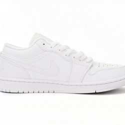 AIR JORDAN 1 LOW 'TRIPLE WHITE' 553558-130