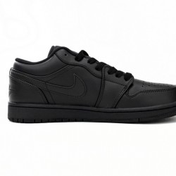 AIR JORDAN 1 LOW 'TRIPLE BLACK' 2022 553558-093