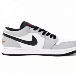 AIR JORDAN 1 LOW 'LIGHT SMOKE GREY' 553558-030