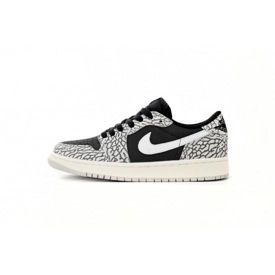 AIR JORDAN 1 RETRO LOW OG 'BLACK CEMENT' CZ0858-001