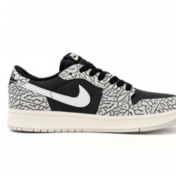 AIR JORDAN 1 RETRO LOW OG 'BLACK CEMENT' CZ0858-001