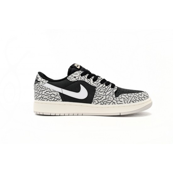 AIR JORDAN 1 RETRO LOW OG 'BLACK CEMENT' CZ0858-001