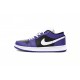 AIR JORDAN 1 LOW 'COURT PURPLE BLACK' 553558-501