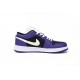 AIR JORDAN 1 LOW 'COURT PURPLE BLACK' 553558-501