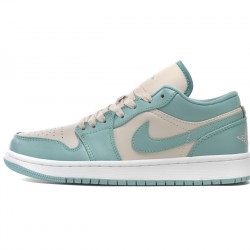 AIR JORDAN 1 LOW 'TROPICAL TEAL SANDY BEIGE' DC0774-131