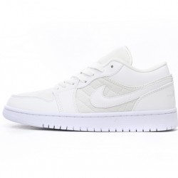 AIR JORDAN 1 LOW 'TRIPLE WHITE QUILTED' DB6480-100