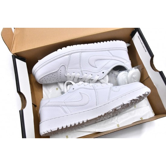 AIR JORDAN 1 LOW GOLF 'TRIPLE WHITE' DD9315-101