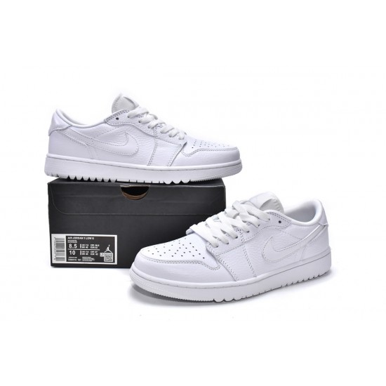 AIR JORDAN 1 LOW GOLF 'TRIPLE WHITE' DD9315-101