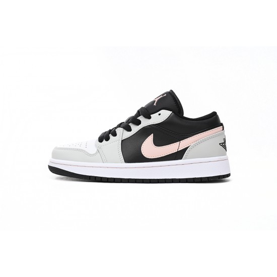 AIR JORDAN 1 LOW 'GREY FOG BLEACHED CORAL' 553558-062