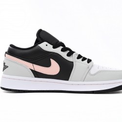 AIR JORDAN 1 LOW 'GREY FOG BLEACHED CORAL' 553558-062