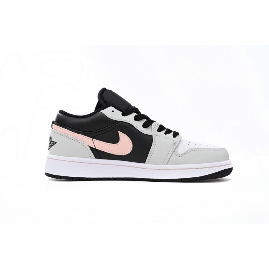 AIR JORDAN 1 LOW 'GREY FOG BLEACHED CORAL' 553558-062