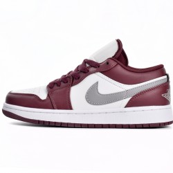  AIR JORDAN 1 LOW 'CHERRYWOOD RED' 553558-615