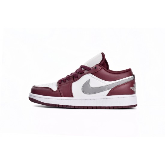  AIR JORDAN 1 LOW 'CHERRYWOOD RED' 553558-615