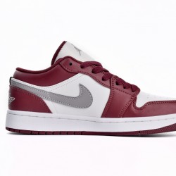  AIR JORDAN 1 LOW 'CHERRYWOOD RED' 553558-615