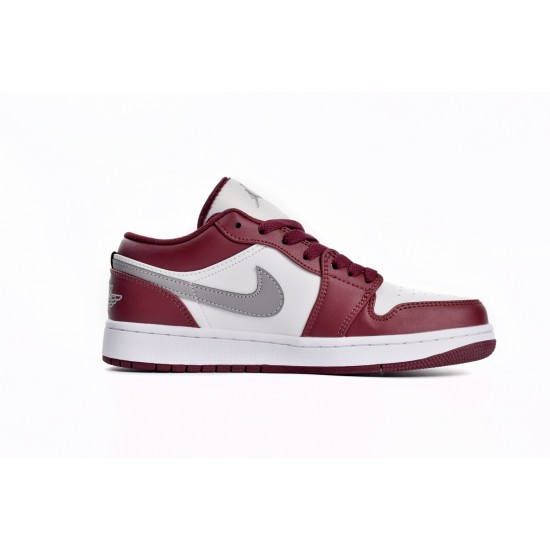  AIR JORDAN 1 LOW 'CHERRYWOOD RED' 553558-615