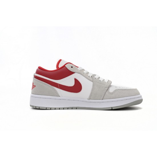 AIR JORDAN 1 LOW SE 'LIGHT SMOKE GREY GYM RED' DC6991-016