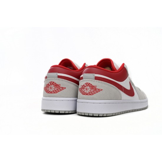 AIR JORDAN 1 LOW SE 'LIGHT SMOKE GREY GYM RED' DC6991-016