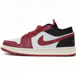 AIR JORDAN 1 LOW 'WHITE GYM RED' DC0774-160