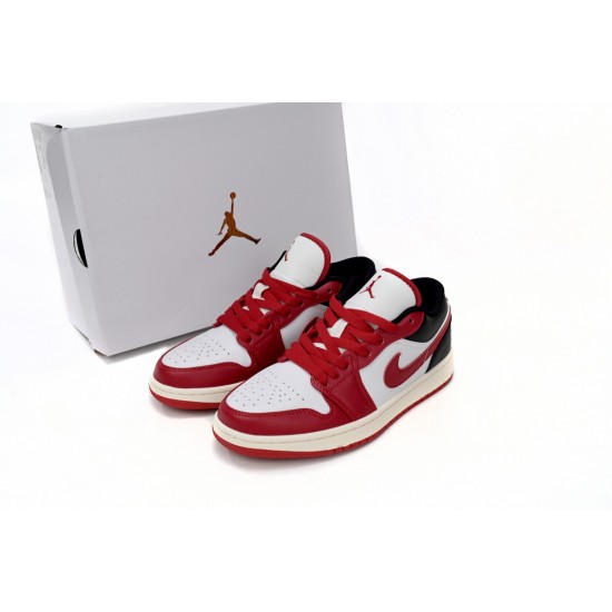 AIR JORDAN 1 LOW 'WHITE GYM RED' DC0774-160