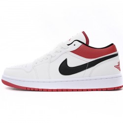 AIR JORDAN 1 LOW 'WHITE UNIVERSITY RED' 553558-118