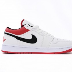 AIR JORDAN 1 LOW 'WHITE UNIVERSITY RED' 553558-118