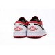 AIR JORDAN 1 LOW 'WHITE UNIVERSITY RED' 553558-118