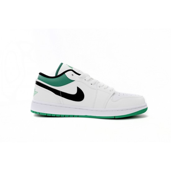 AIR JORDAN 1 LOW 'WHITE LUCKY GREEN' 553560-129