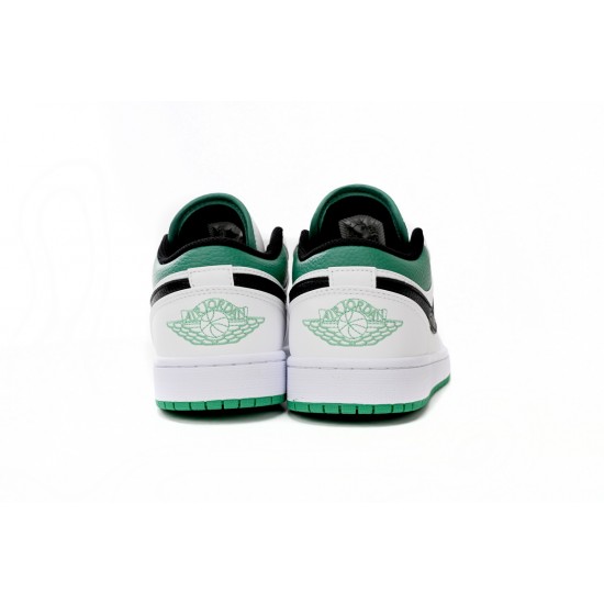 AIR JORDAN 1 LOW 'WHITE LUCKY GREEN' 553560-129