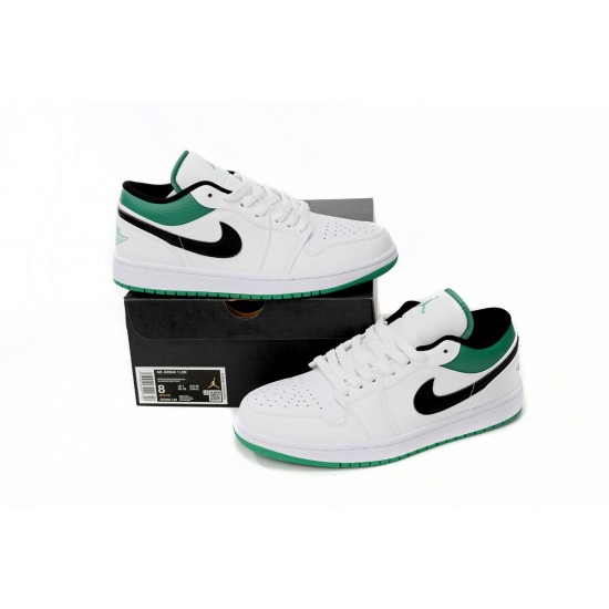 AIR JORDAN 1 LOW 'WHITE LUCKY GREEN' 553560-129