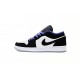 AIR JORDAN 1 RETRO LOW 'WHITE BLACK DARK CONCORD' 553558-108