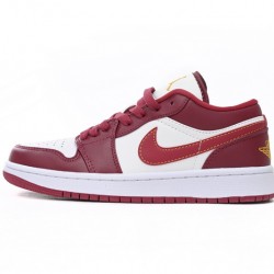 AIR JORDAN 1 LOW 'CARDINAL RED' 553560-607