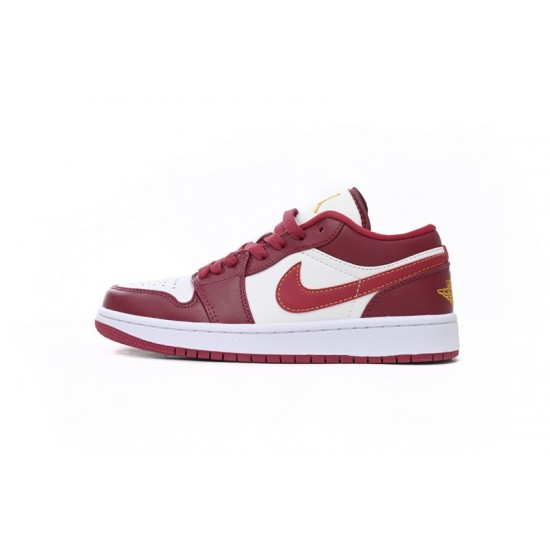 AIR JORDAN 1 LOW 'CARDINAL RED' 553560-607