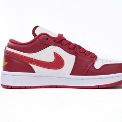 AIR JORDAN 1 LOW 'CARDINAL RED' 553560-607