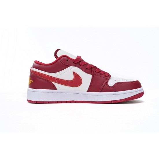 AIR JORDAN 1 LOW 'CARDINAL RED' 553560-607