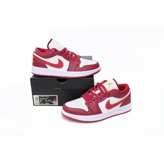 AIR JORDAN 1 LOW 'CARDINAL RED' 553560-607