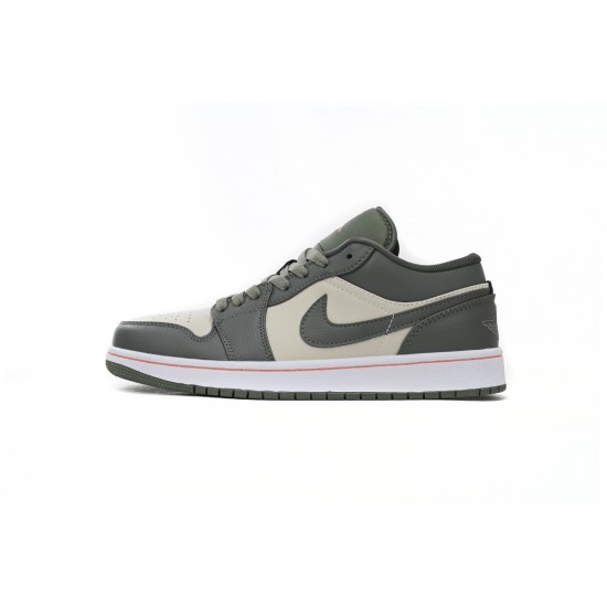 AIR JORDAN 1 LOW 'MILITARY GREEN' 553558-121