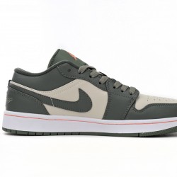 AIR JORDAN 1 LOW 'MILITARY GREEN' 553558-121