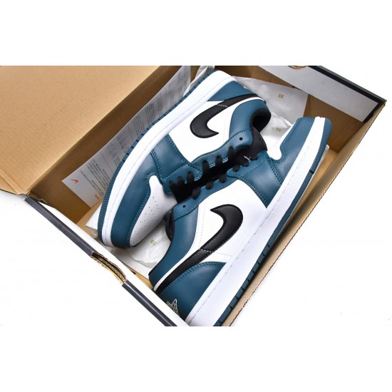 AIR JORDAN 1 LOW 'DARK TEAL' 553558-411