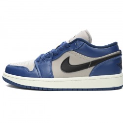 AIR JORDAN 1 LOW 'GRAY NAVY BLUE BLACK' DC0774-402