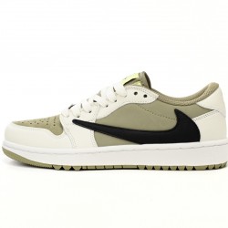 AIR JORDAN 1 LOW GOLF X TRAVIS SCOTT 1 'OLIVE' FZ3124-200