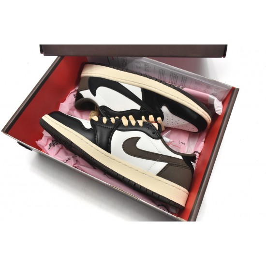 TRAVIS SCOTT X AIR JORDAN 1 LOW DARK MOCHA CQ4277-105