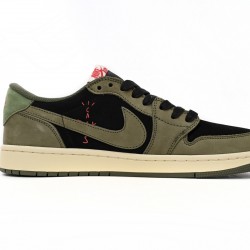 TRAVIS SCOTT X AIR JORDAN 1 LOW GREEN BARB CQ4277-200