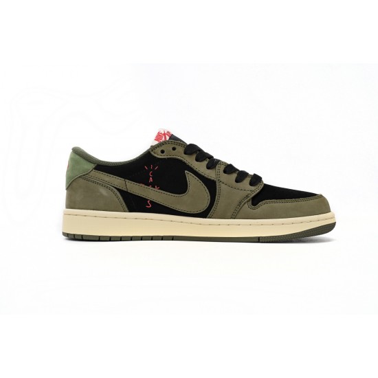 TRAVIS SCOTT X AIR JORDAN 1 LOW GREEN BARB CQ4277-200